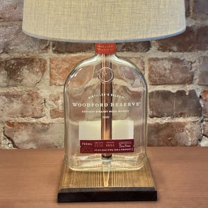 Woodford Reserve Whiskey Premium Bottle Lamp