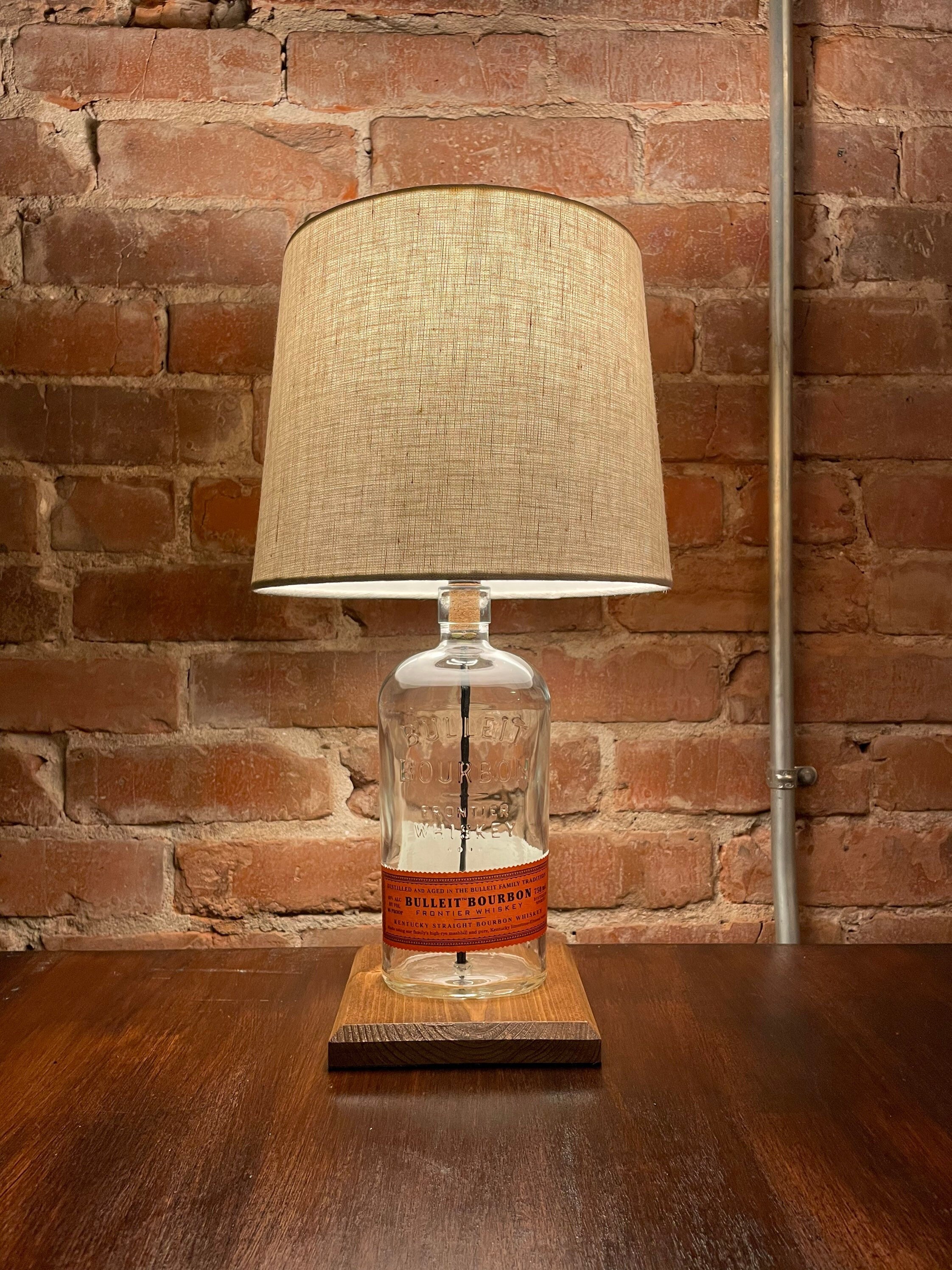 Products – Tagged handmade recycled bulleit bourbon bottle lamp – Delta-13