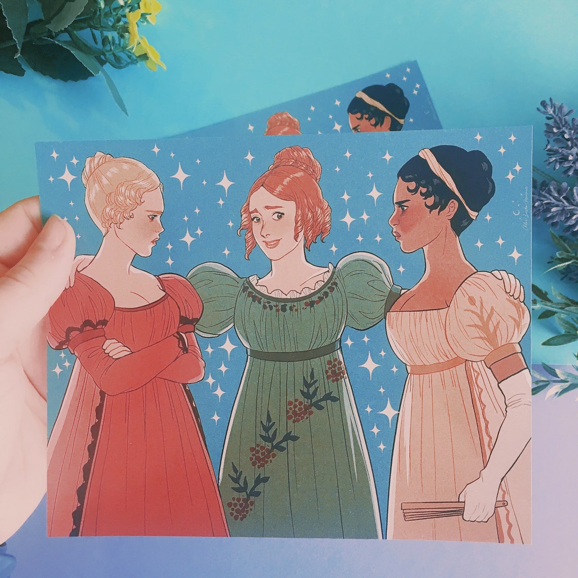 Regency and Cartoons Print | Etsy