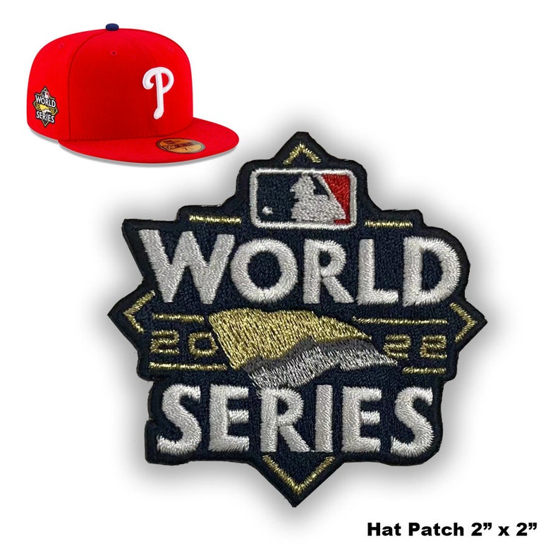 Philadelphia Phillies 2022 MLB World Series Hat Patch Iron On Etsy