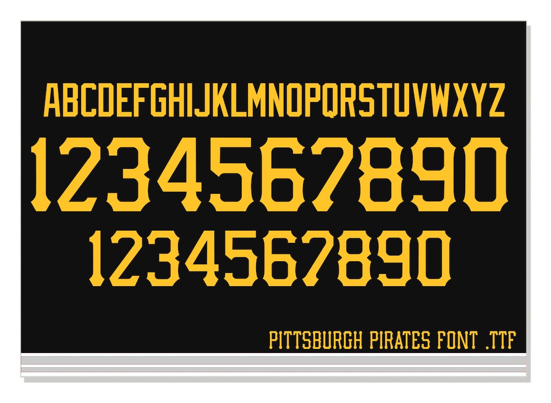 MLB Pirates Font  FFontsnet