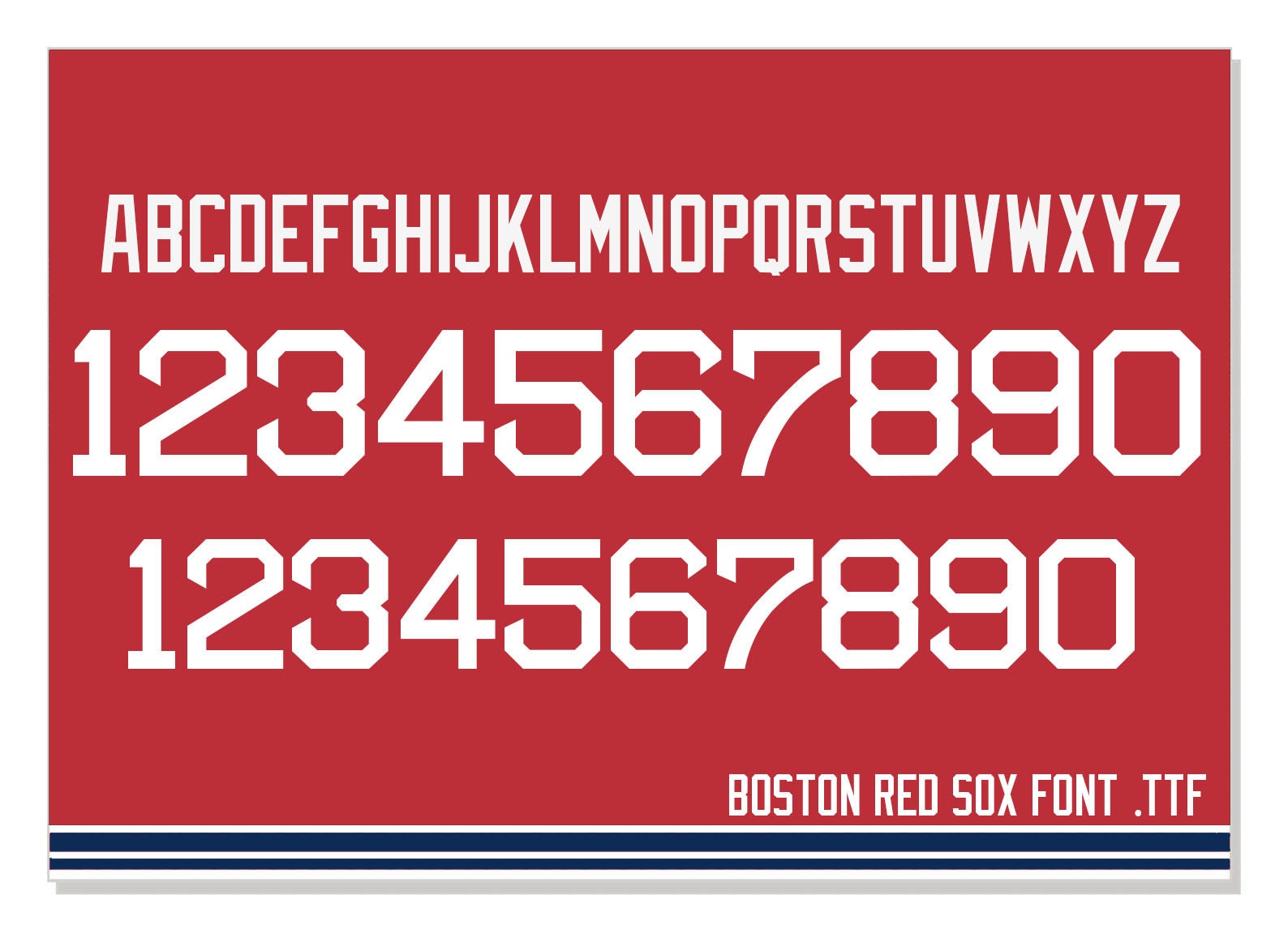 red sox font