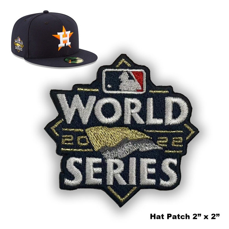 Houston Astros 2022 MLB World Series Hat Patch Iron On Etsy