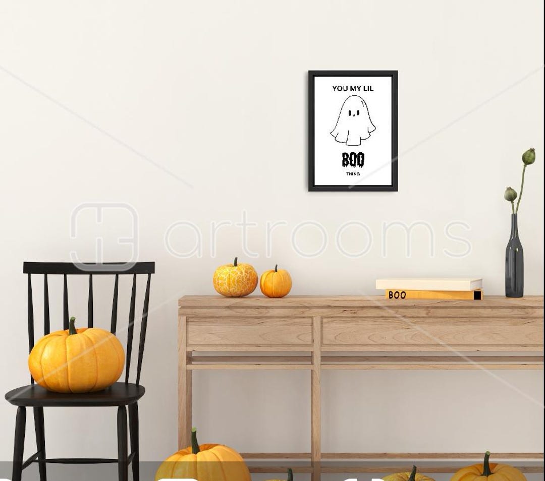 Boo Thing Digital Wall Art, Halloween Ghost, Boo, Autumn, Autumnal Art ...