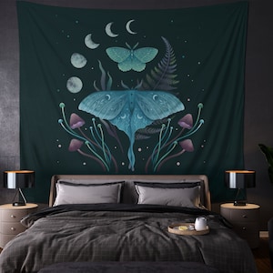 Luna and Emerald Indoor Wall Tapestries