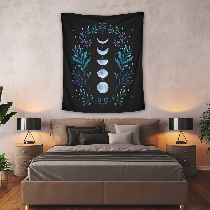Moon Phase Tapestry - Etsy