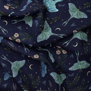 Seamless Pattern, Luna Moth (blue) Digital Paper, Moth Pattern, BOHO ...