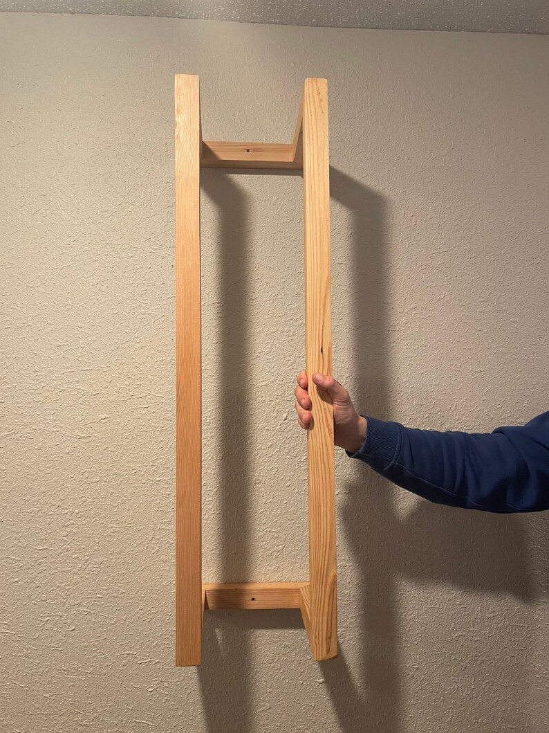 Blanket Wall Shelf Wall Decor Blanket Holder Towel Etsy