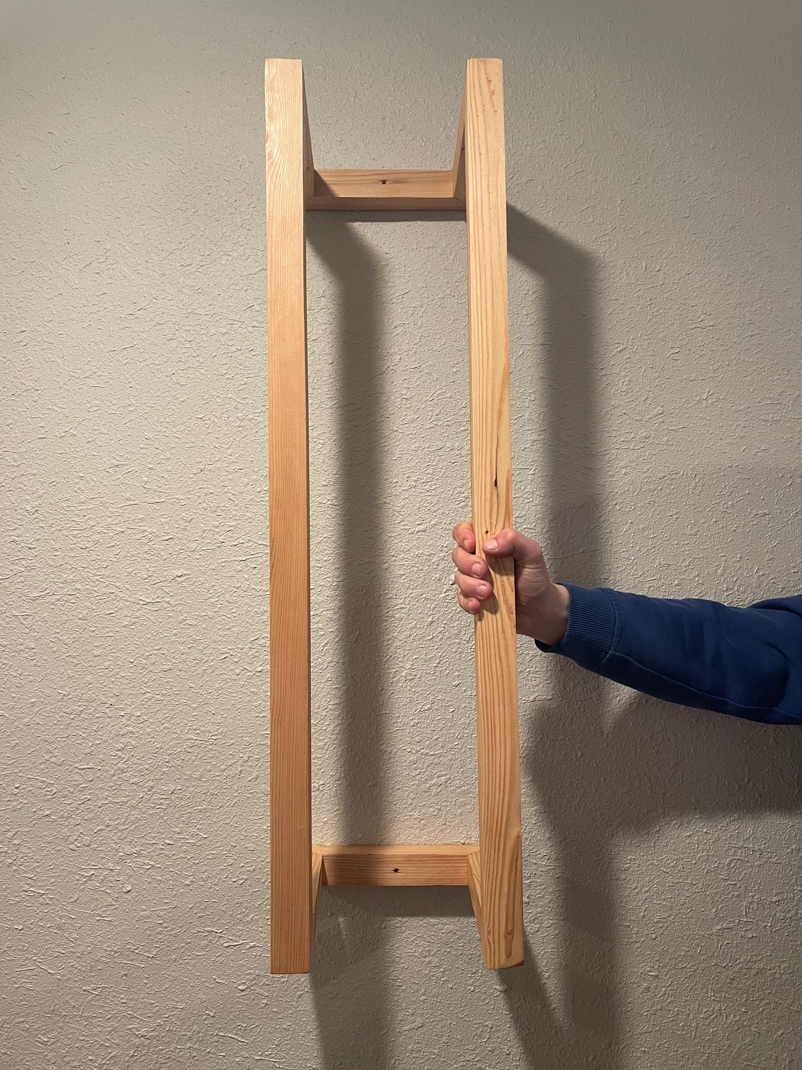 Blanket Wall Shelf Wall Decor Blanket Holder Towel Etsy