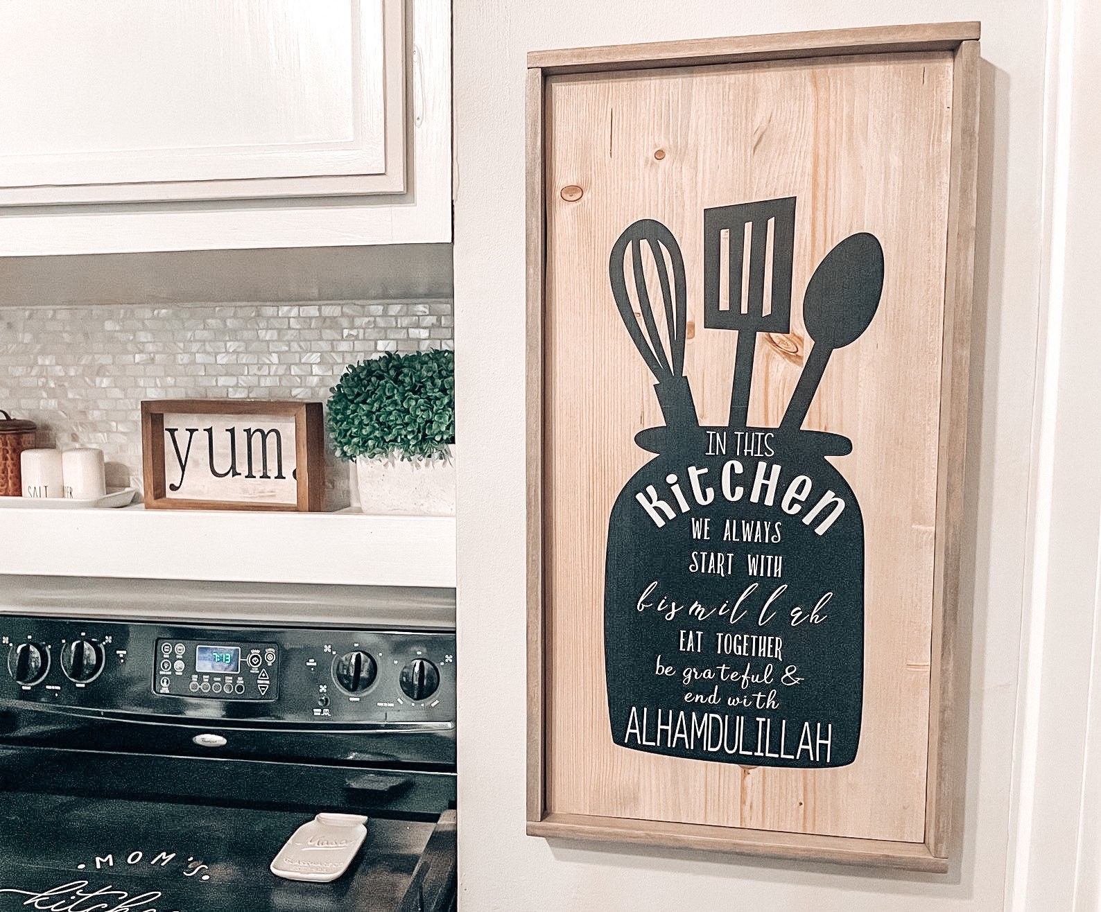 Kitchen Wall Sign Home Kitchen Decor Wall Hanging Home Etsy 日本