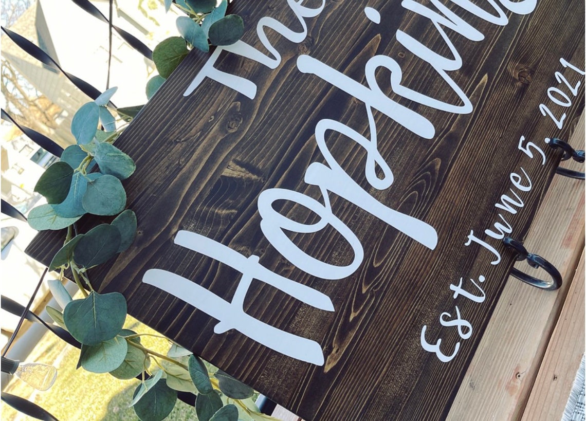 Wedding Sign Decorative Marriage Wall Decor Piece Etsy