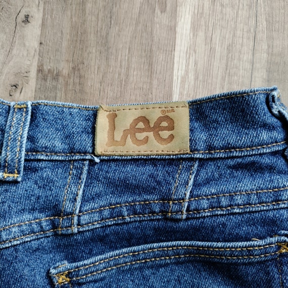 Vintage 80's Lee 30x27 338 Made In USA Mid Wash - image 3