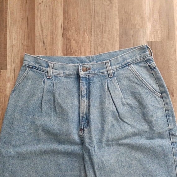 Vintage Lee jeans No Back Pocket sz 16 - image 7