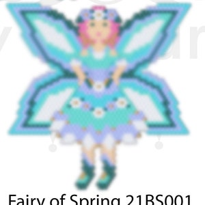 Fairy brick stitch pattern for beading, beaded doll tutorial