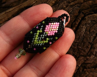 Peyote Tulip Beading Pattern, 3D Crystalpod Tutorial (PDF Pattern)