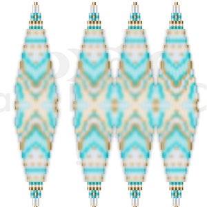 Small Christmas ornament beading tutorial - Peyote 3drop pod pattern - DIY winter pendant