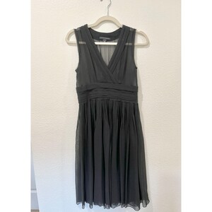 black casual dress with sleeves Front Long Sleeve Casual Long Dress In Black