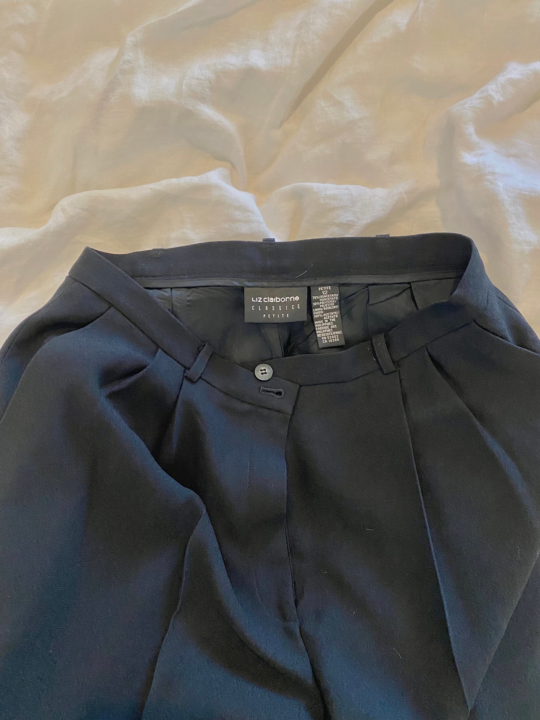 Vintage Liz Claiborne Classics High Waisted Pants in Black