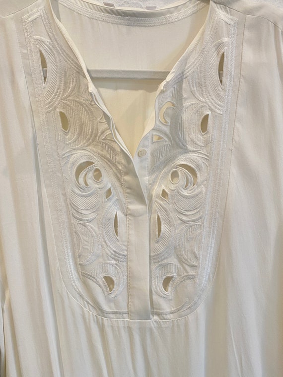 Embroidered white dress, and other stories white k