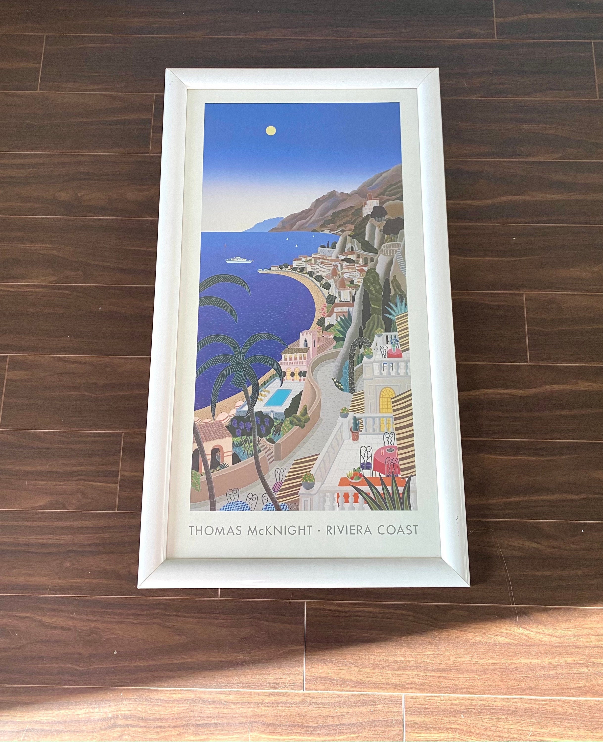 Thomas Mcknight Riviera Coast Art Print Extra Large - Rare