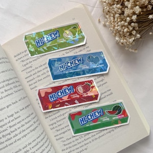 Hi-Chew Stick Candy Die-Cut Stickers | Asian Snack Stickers | Waterproof Halographic Stickers