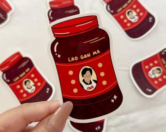 Lao Gan Ma Asian Chili Sticker | Asian Condiment Stickers