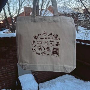 Caffe Pronto (Cafe Shop Essentials) Canvas Tote Bag