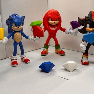 Chaos Emeralds | Sonic the Hedgehog | Toys | 3D Printed - Etsy