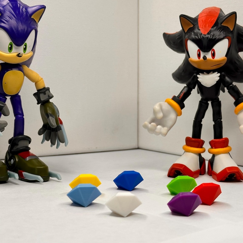 Sonic Chaos Emerald Toys - Etsy