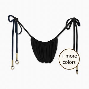 Vivi Bottom - a Sustainable Gathered Brazilian Bikini