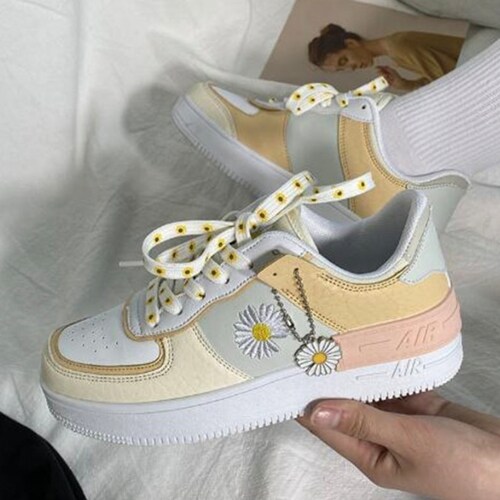 air force 1 custom sunflower