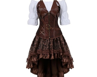 steampunk skirt plus size