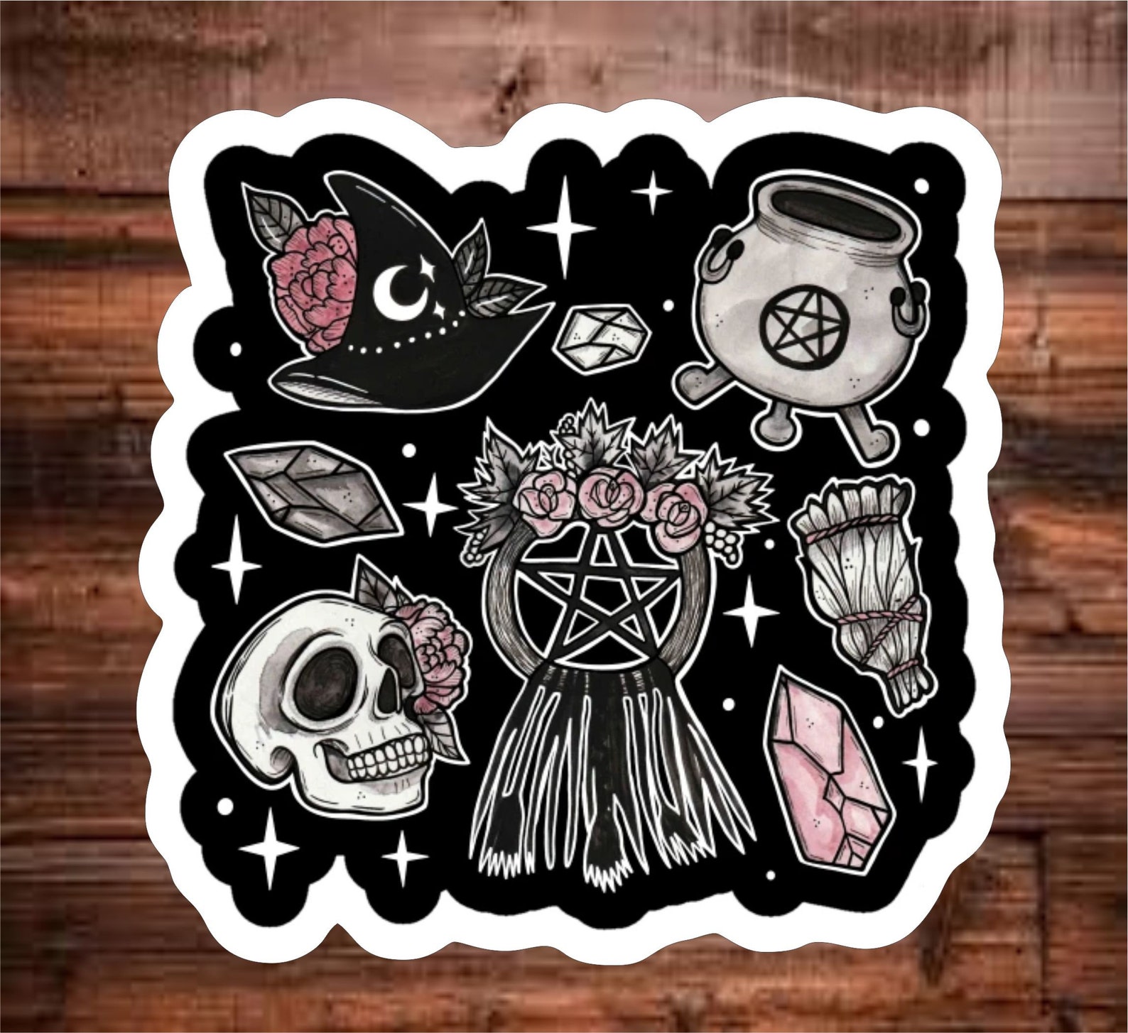 Pagan Witchcraft Vinyl Decal Sticker | Etsy