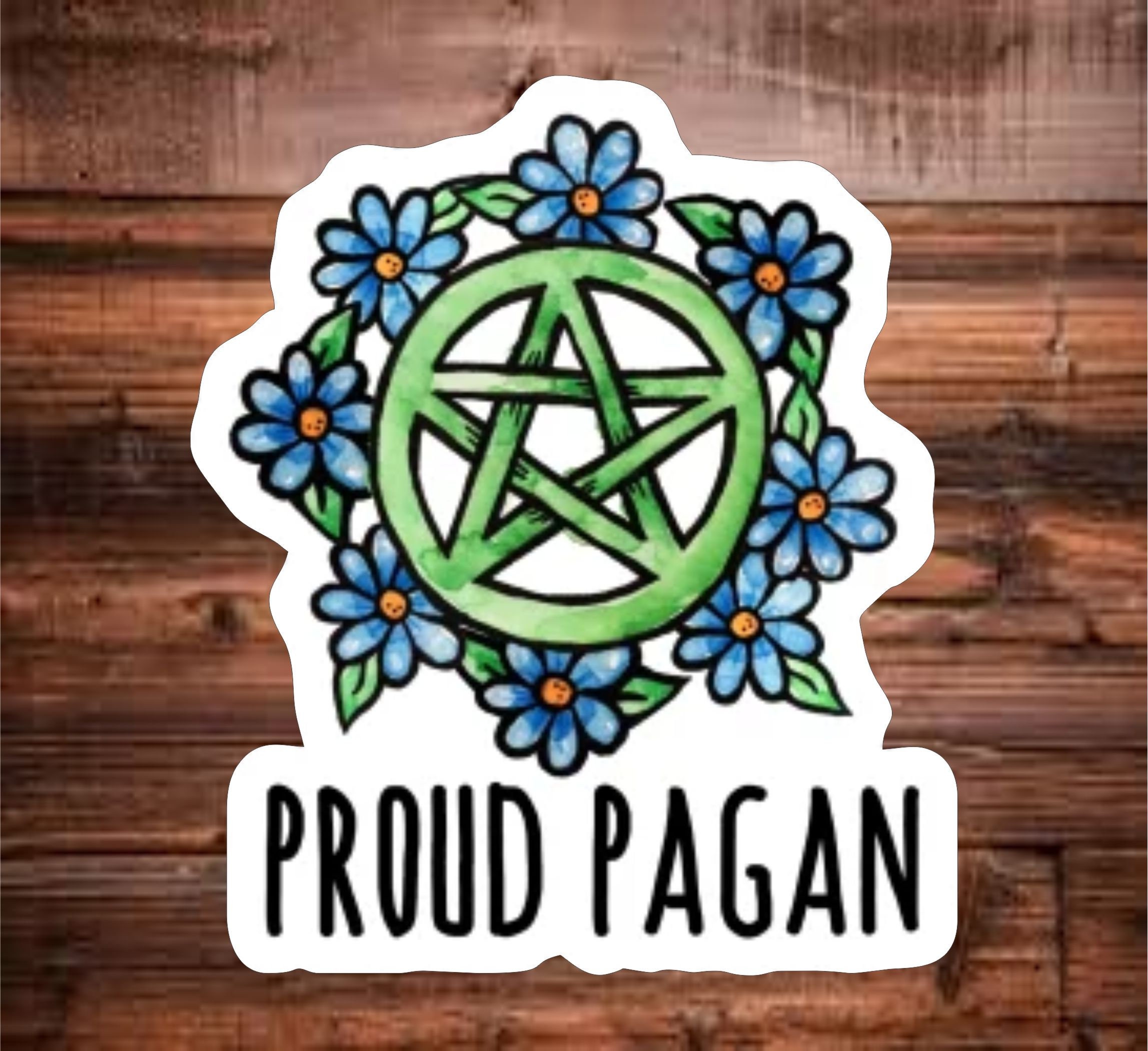 Proud Pagan Vinyl Decal Sticker | Etsy