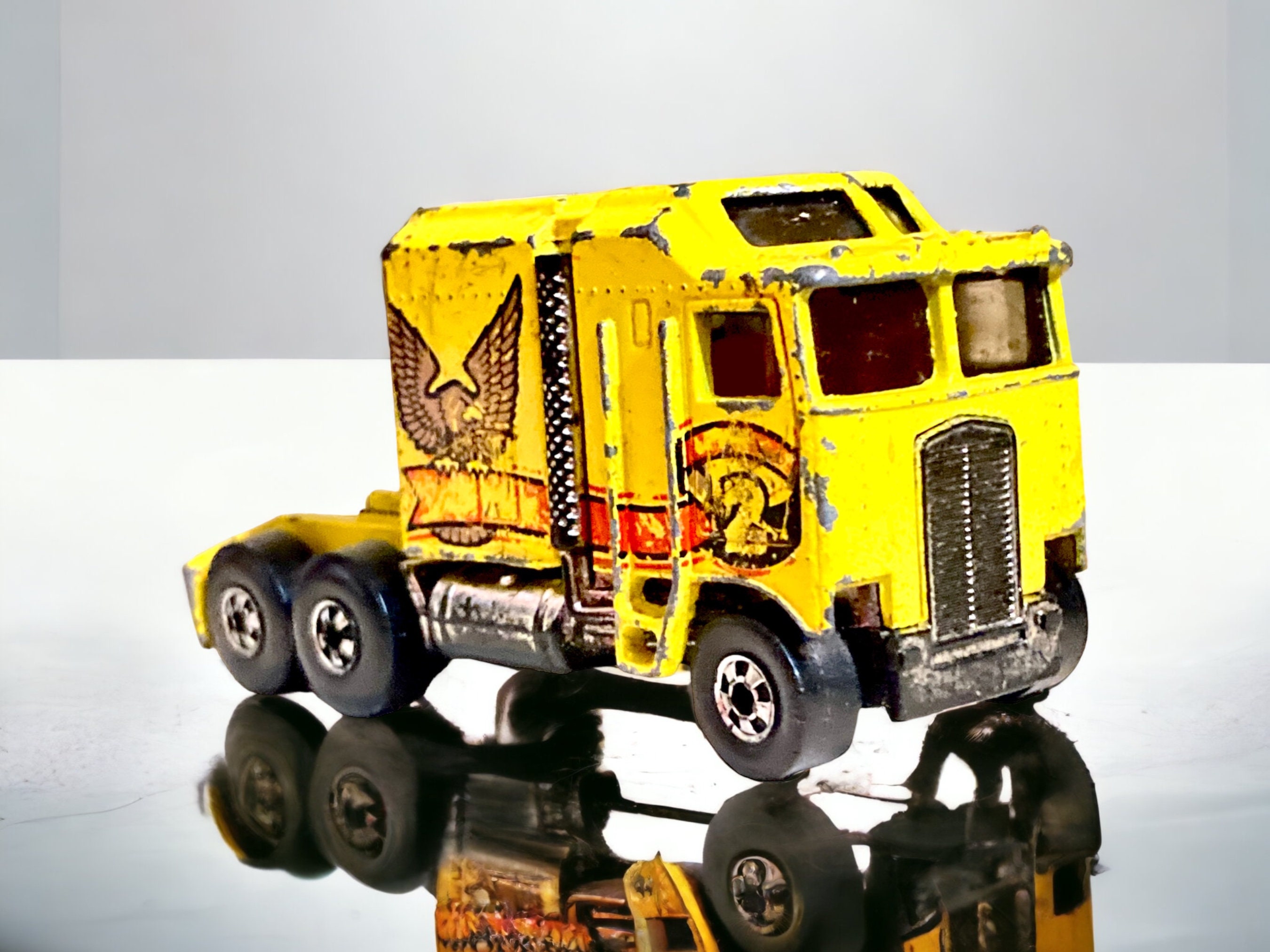 Thunder Roller Yellow - Hot Wheels Black Wall - 1982 - Etsy
