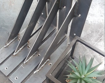 Soporte de estante de acero de alta resistencia, fabricado en el Reino Unido, soporte soldado - Individual