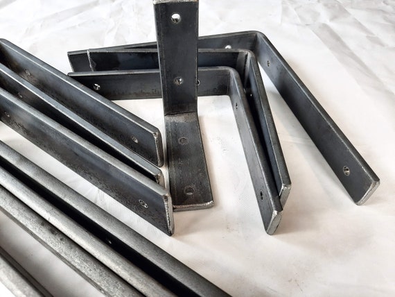 Soporte De Estante Para Barra De 10 Pulgadas Paquete De 2 Negro | Cuotas Sin Interés