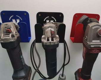 Haakse slijper wandmontagesteun houder 115/4,5'' garage gereedschapsopberger AGH