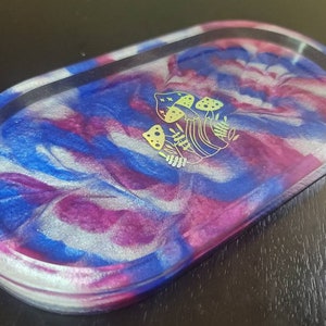 Iridescent Mushroom Tray / Trinket Dish