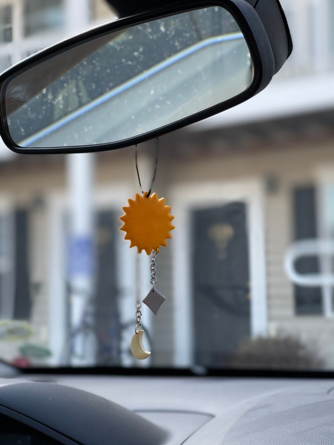 Rear view mirror charms polymer clay Etsy