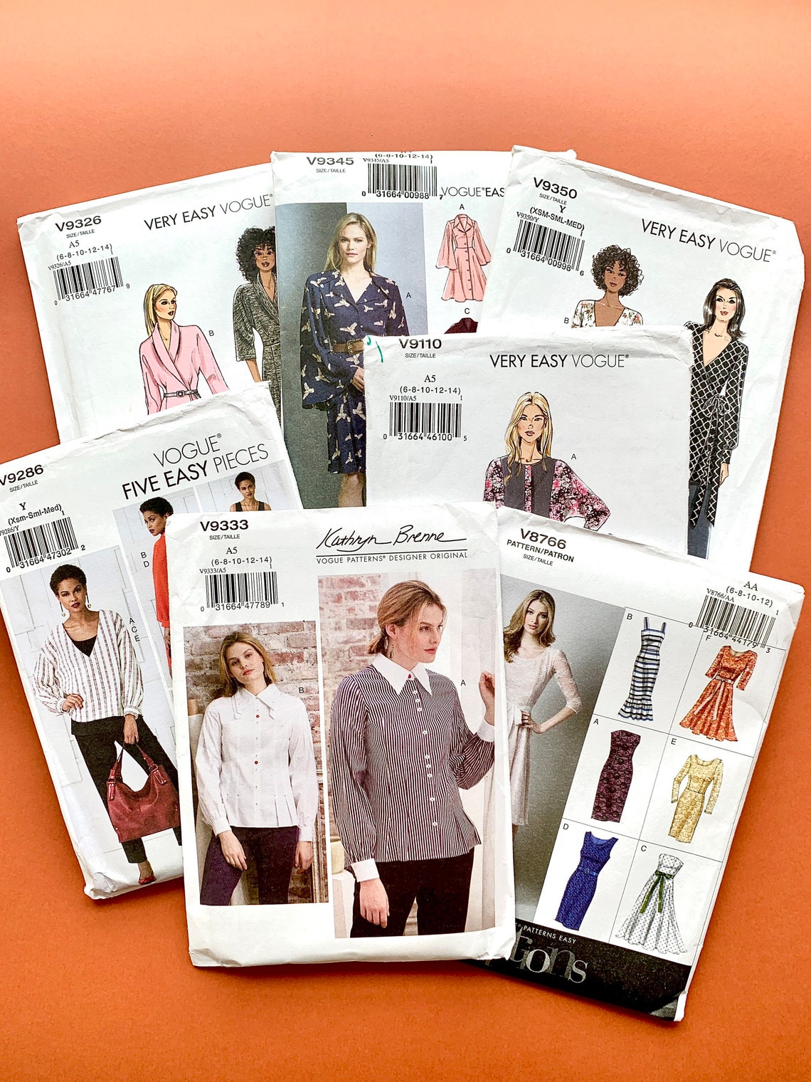 Dress Paper Pattern: V9110 Very Easy Vogue | Etsy