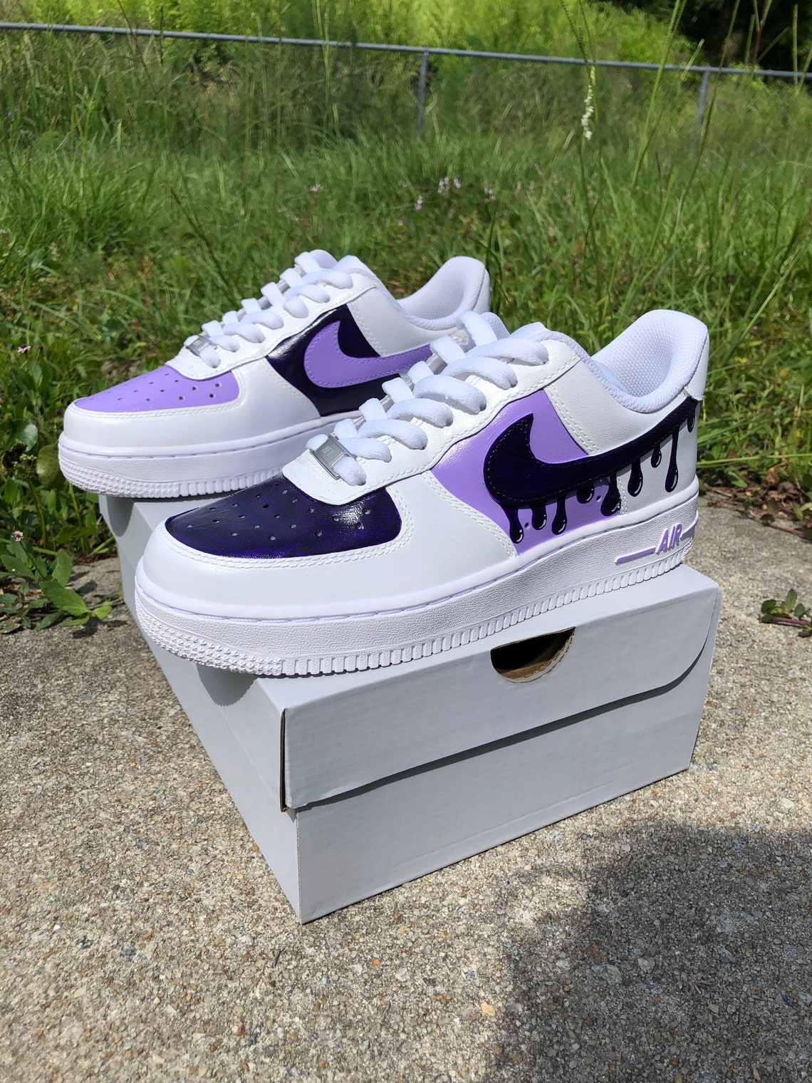 custom air force ones drip