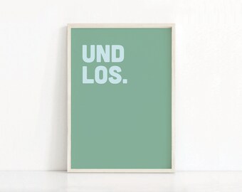 German Inspirational Wall Art Print | Typography Art Print | Quote Print | Instant Download Printable Art | Digital Download