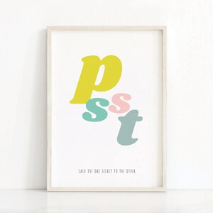 Digital Download Nursery Wall Print | Instant Download Printable Nursery Art | Colourful Kids Print | Playroom Decor | Print For Playroom