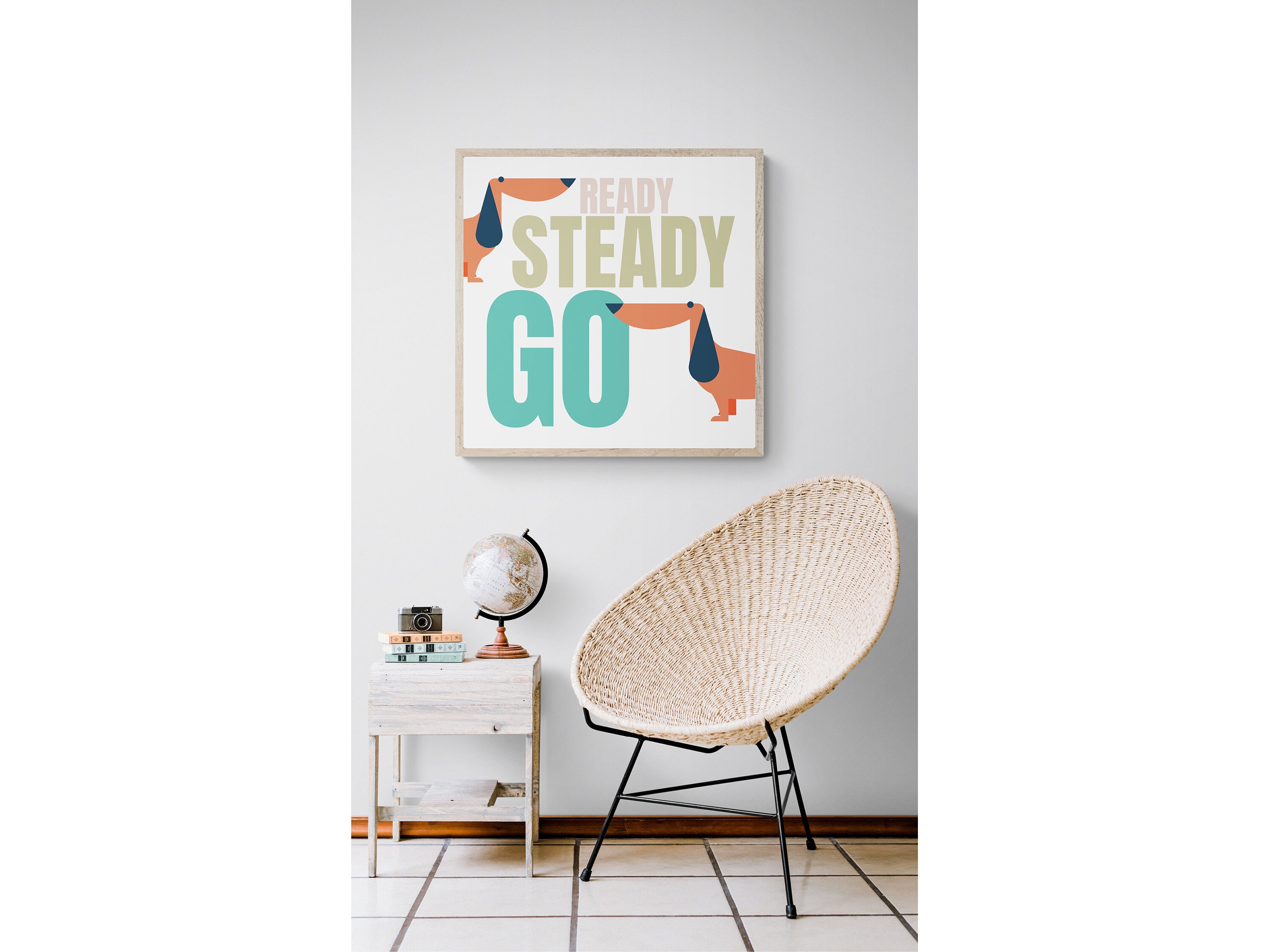 Dackel Druck Wurst Hund Kunst Wiener Hund Poster Wandkunst Etsy