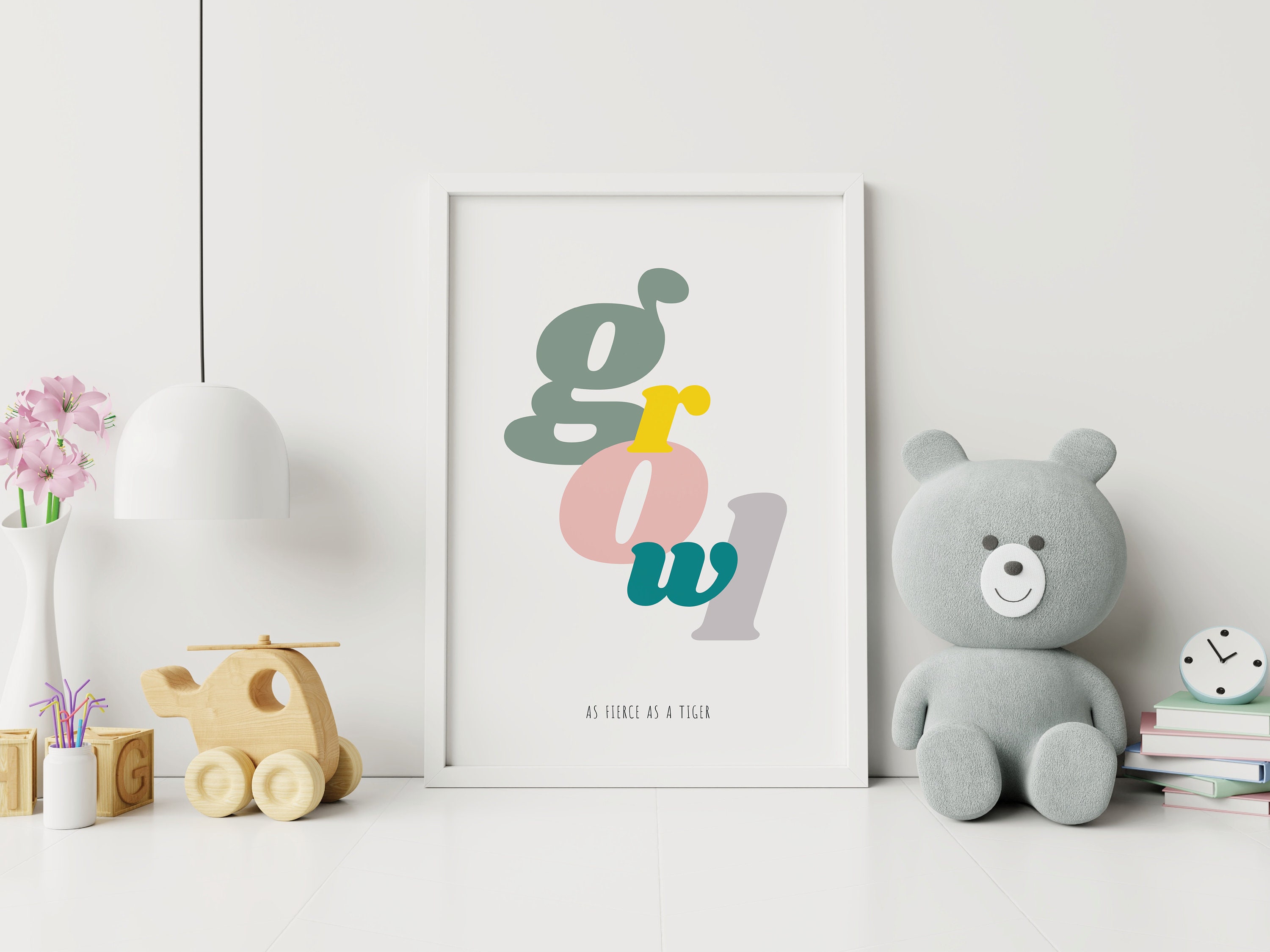 Printable Kids Wall Art Kids Print Animal Nursery Print | Etsy