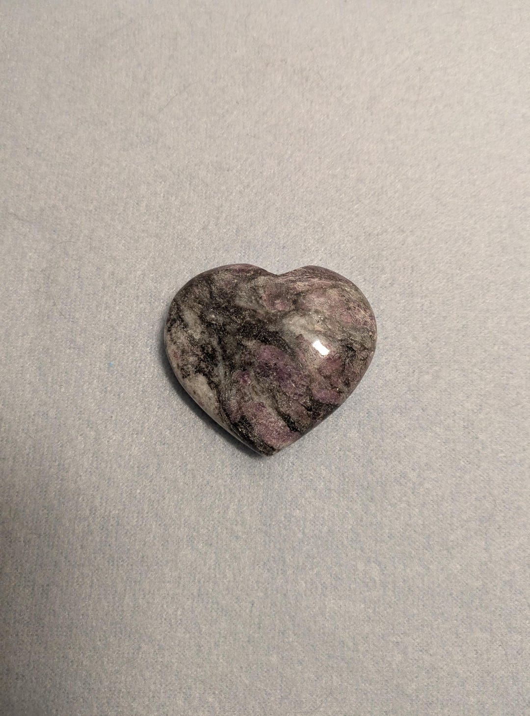 Ruby in Spinel Matrix Heart - Etsy