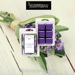 Cleanse Wax Melt, Sage Wax Melt, Lavender Wax Melt, Sage and Lavender Wax Melt, Smudging