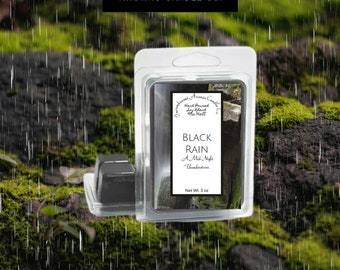Black Rain Highly Scented Wax Melts, Man Scent, Man Wax Melt, Musky Scent