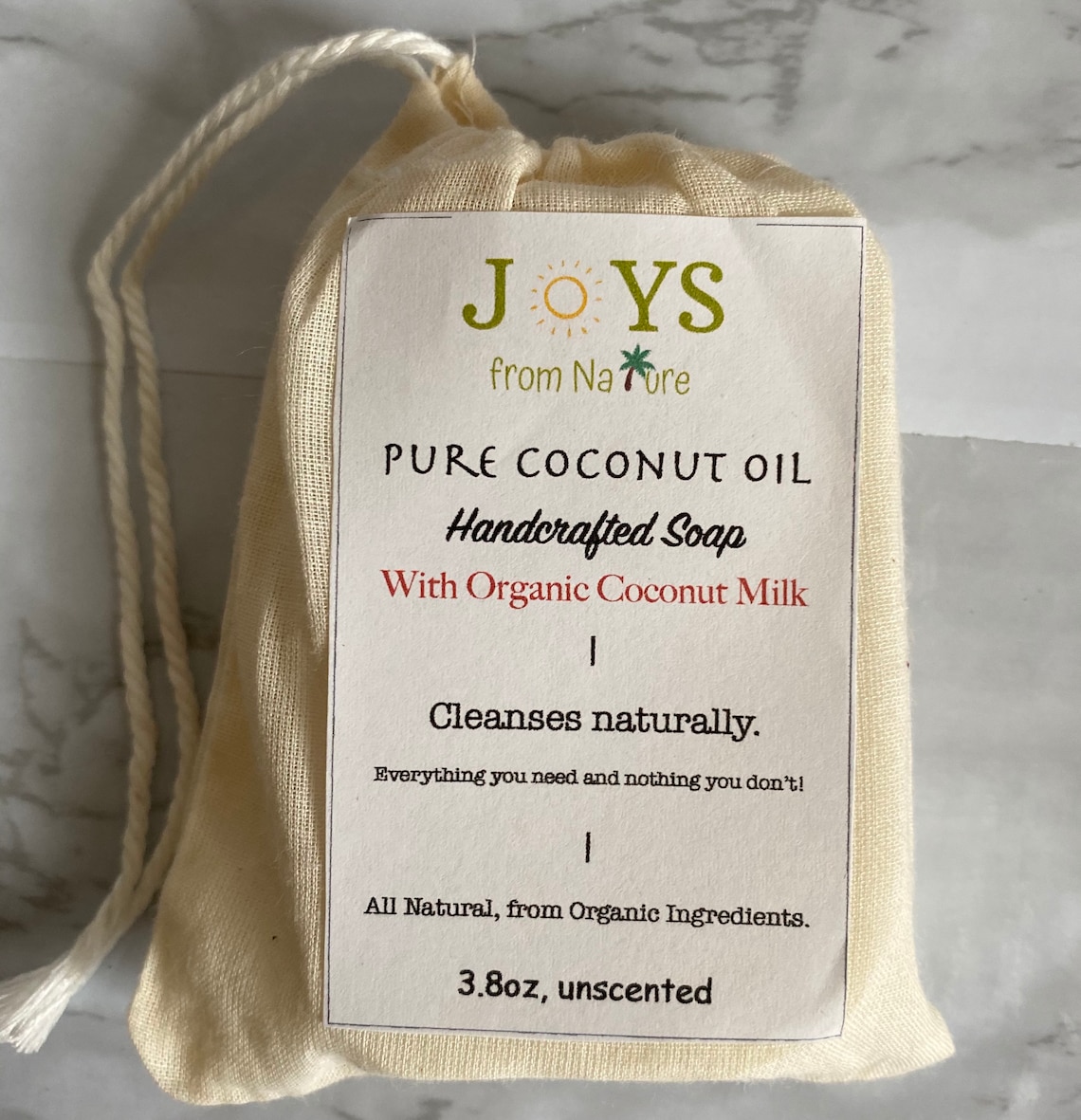 Coconut oil bar soap